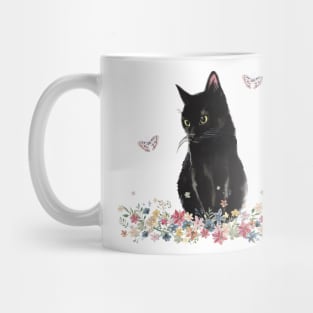 Meadow Kitty Mug